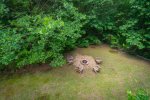 Aerial view of Firepit area